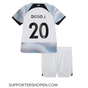 Liverpool Diogo Jota #20 Bortatröja Barn 2022-23 Kortärmad (+ korta byxor)